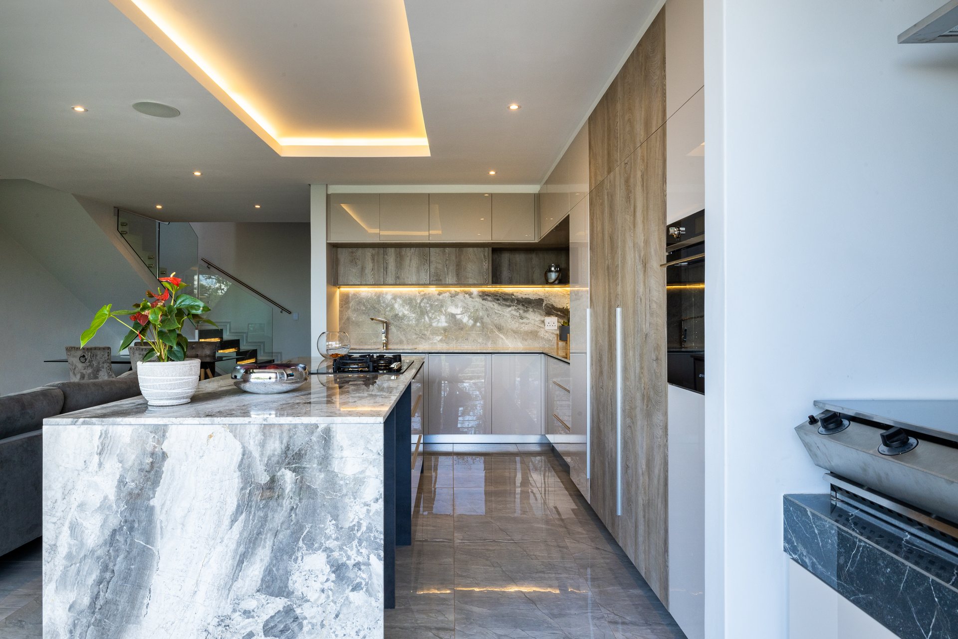 Signature Black Lion Property interior with marble finishes